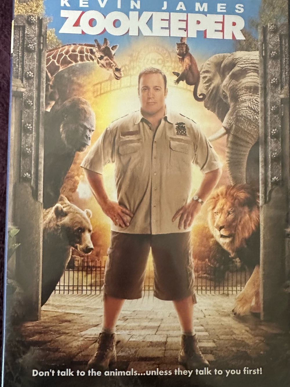 Zookeeper Kevin James and Adam Sandler DVD comedy fun for the whole family